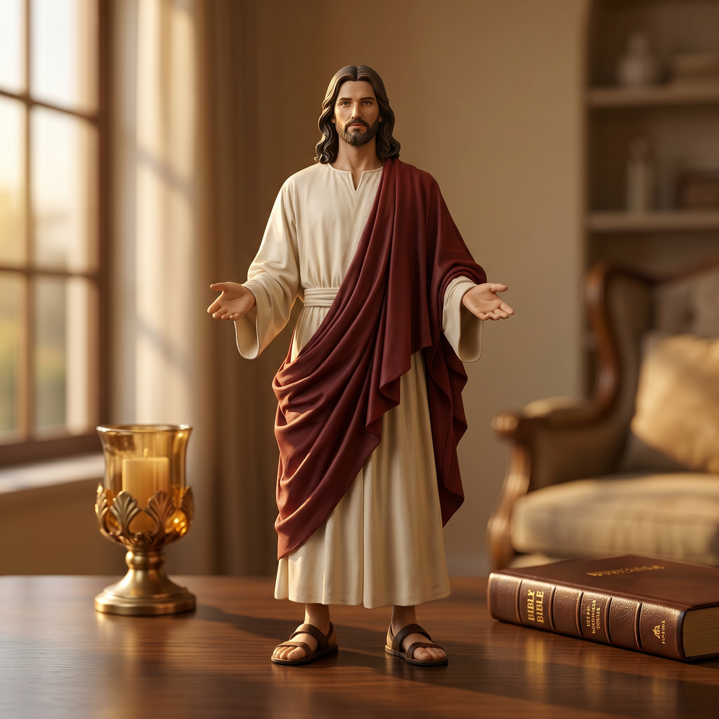 Jesus Statue - Resin Christian Sculpture