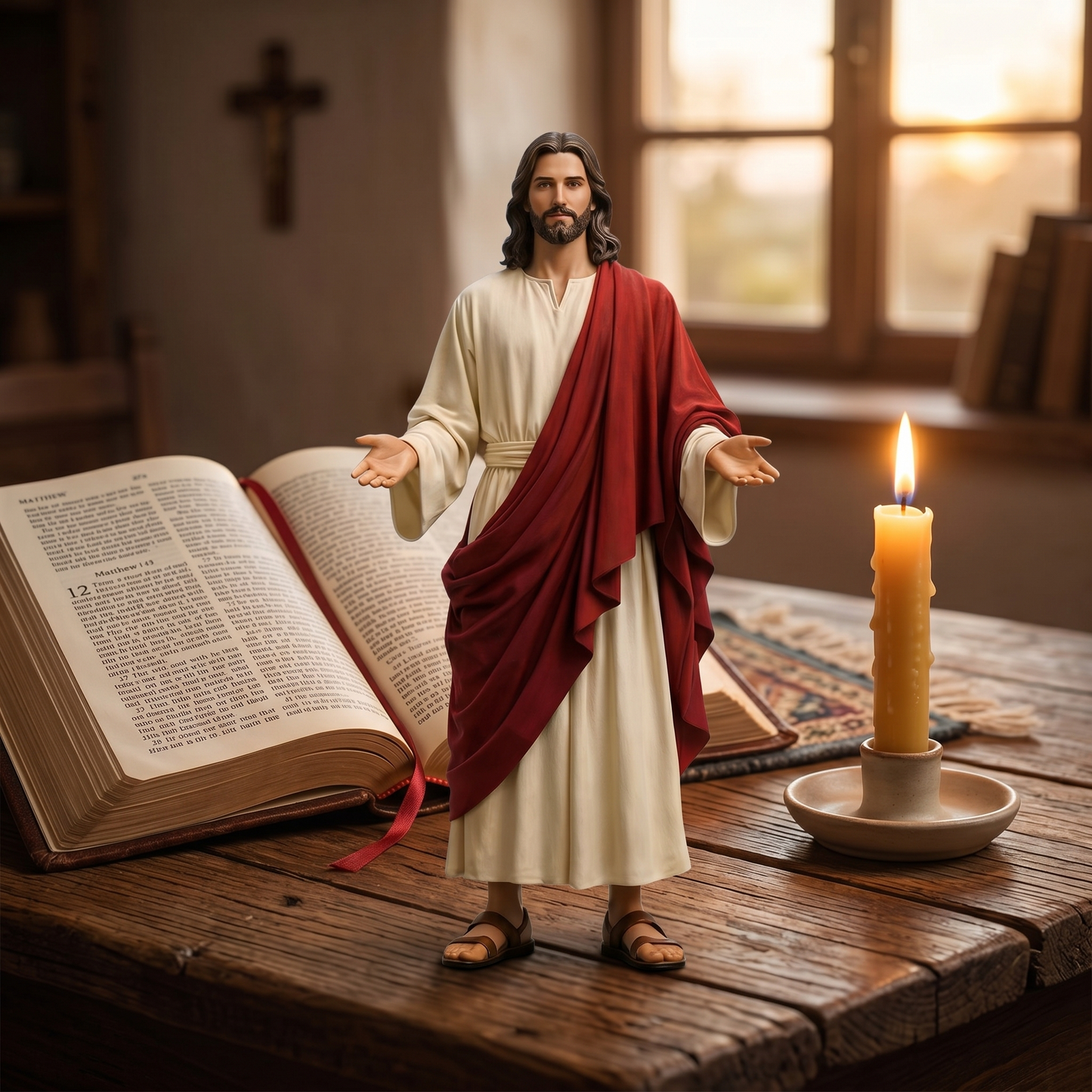 Jesus Statue - Resin Christian Sculpture