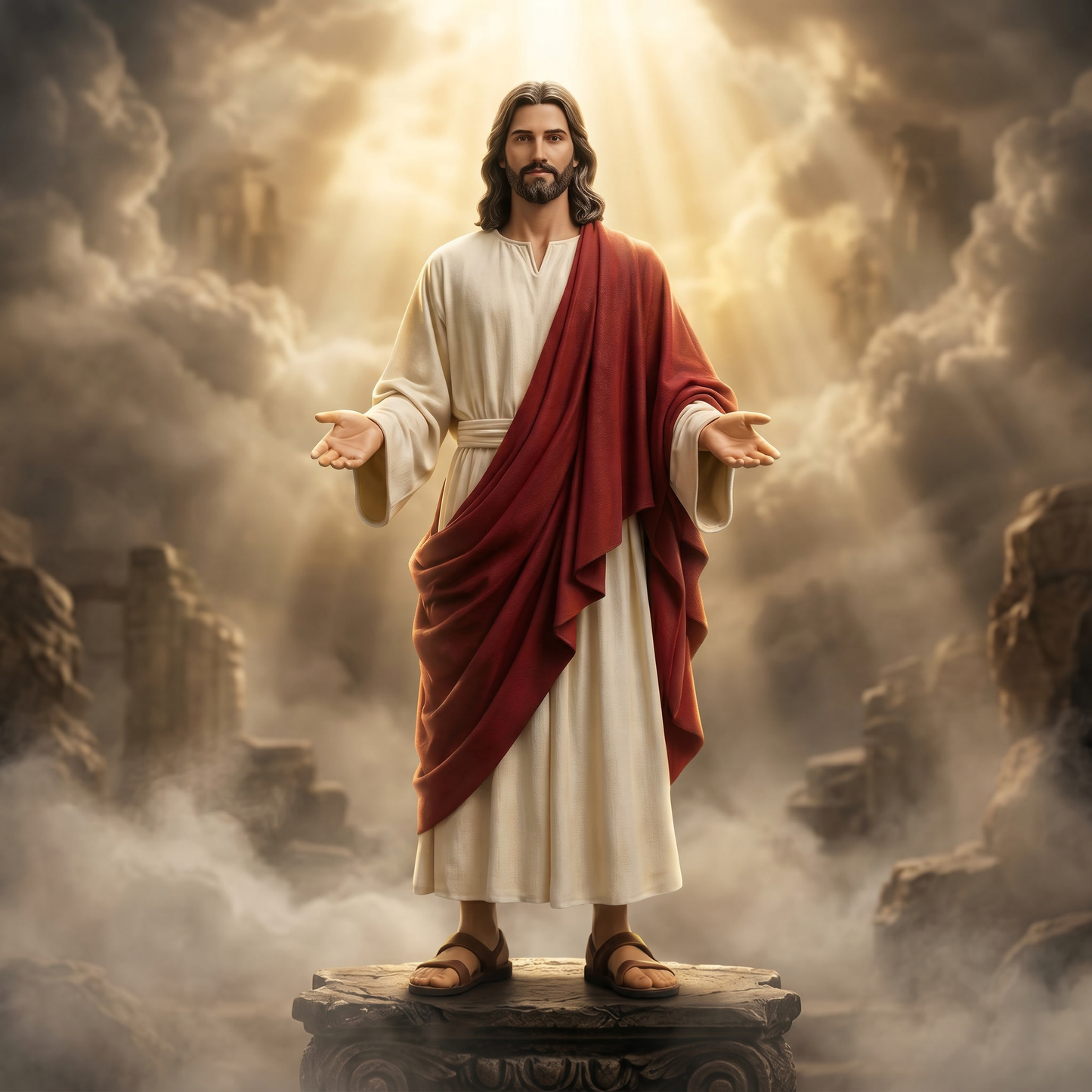 Jesus Statue - Resin Christian Sculpture